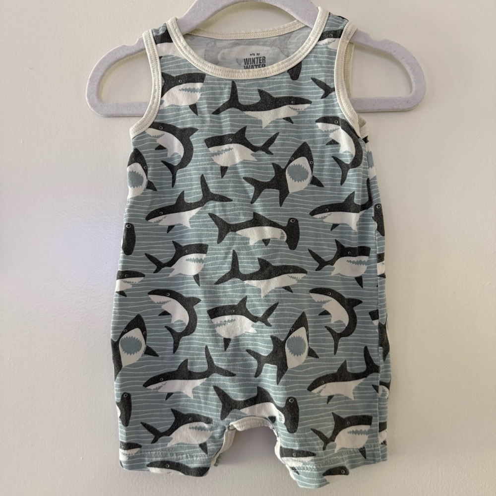 Winter Water Factory Organic Cotton Baby Romper